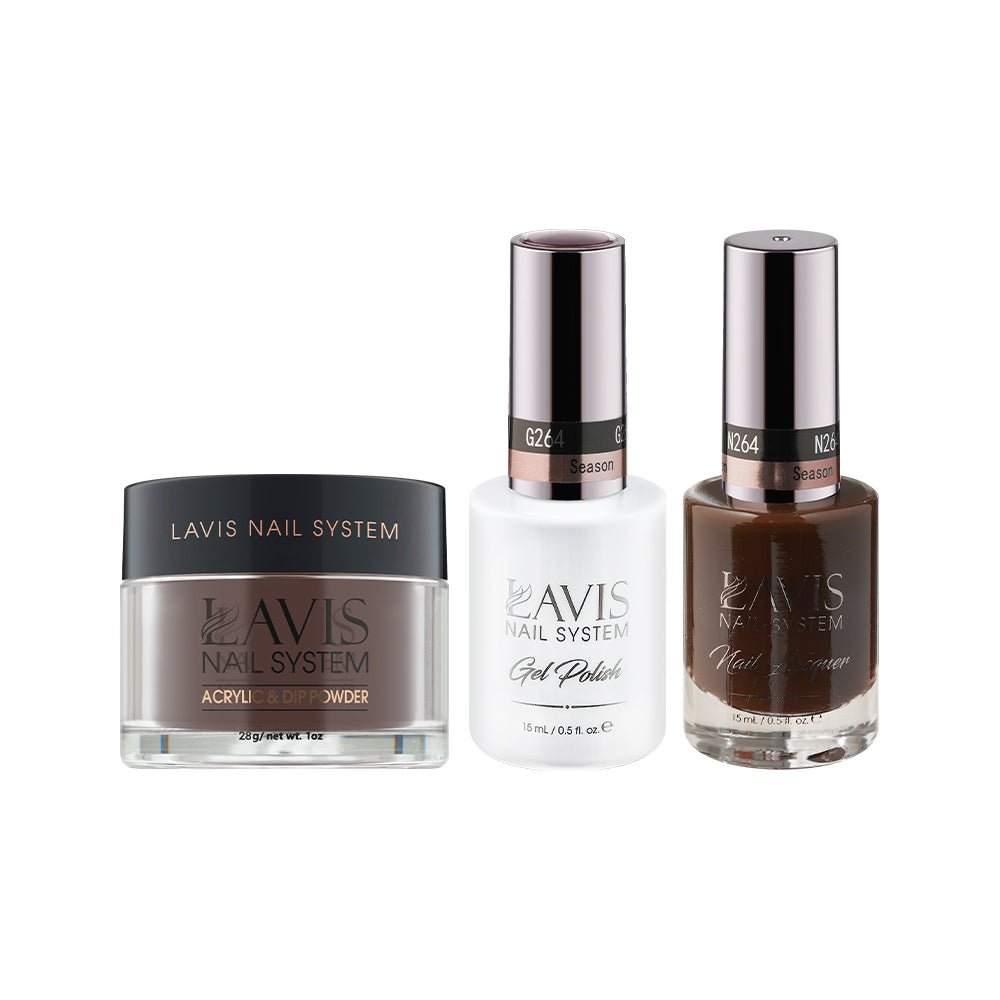 LAVIS 3 in 1 - 264 Season - Acrylic & Dip Powder, Gel & Lacquer - DTK Nail Supply