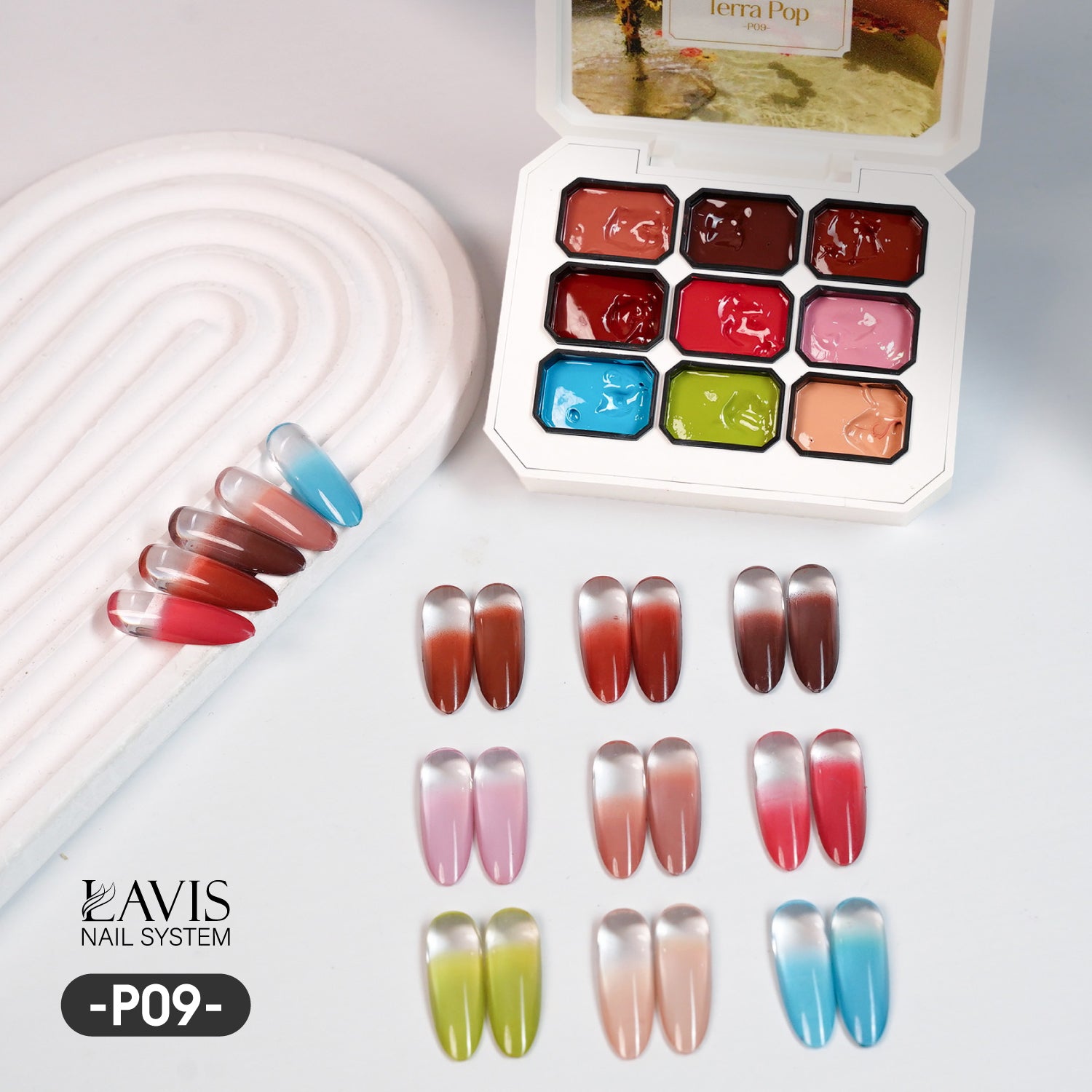 LAVIS 3 In 1 Pat Pat Gel - P09 - DTK Nail Supply