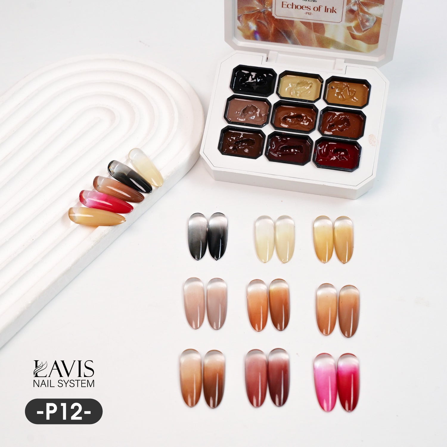 LAVIS 3 In 1 Pat Pat Gel - P12 - DTK Nail Supply