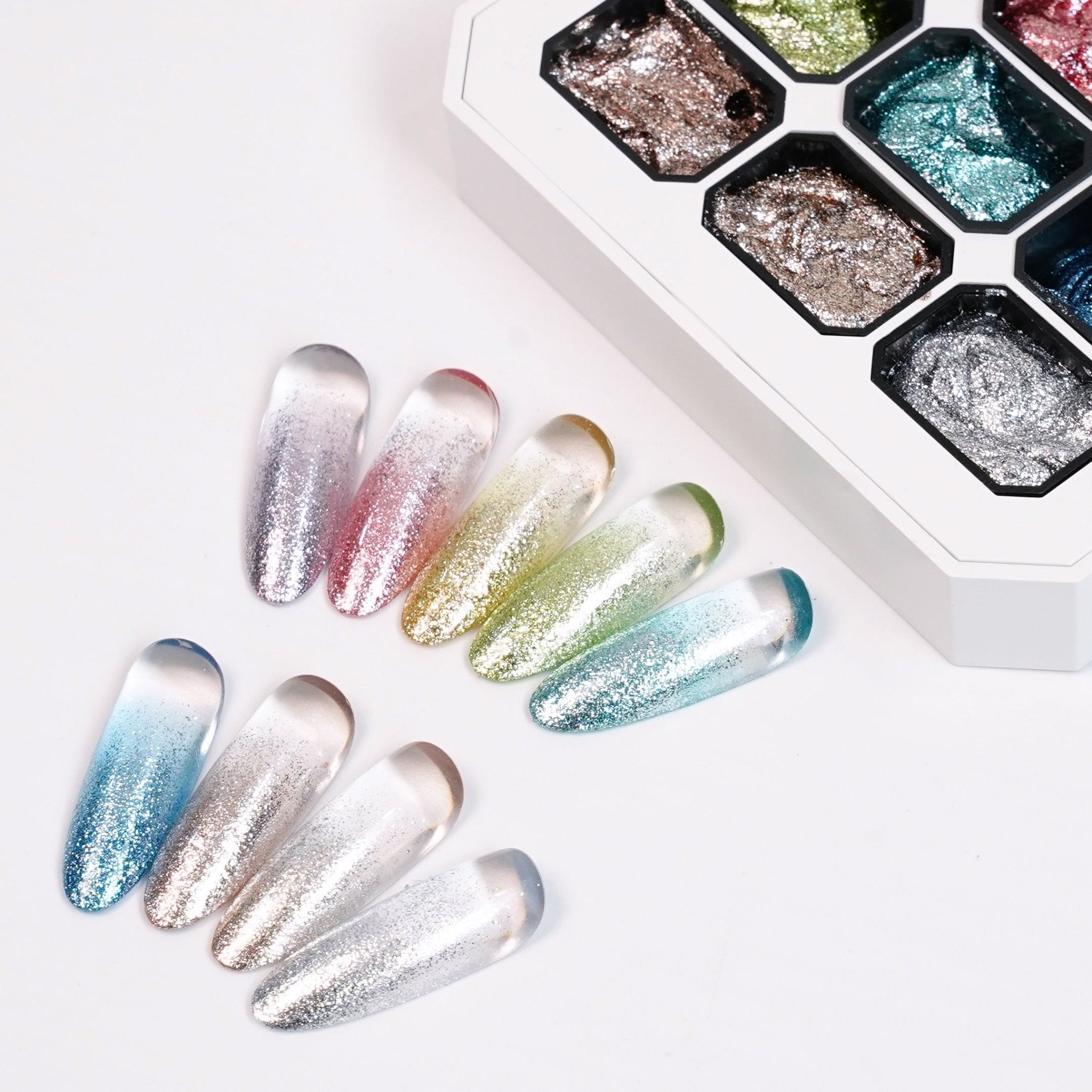 LAVIS 3 In 1 Pat Pat Gel - P16 Glitter Envy - DTK Nail Supply