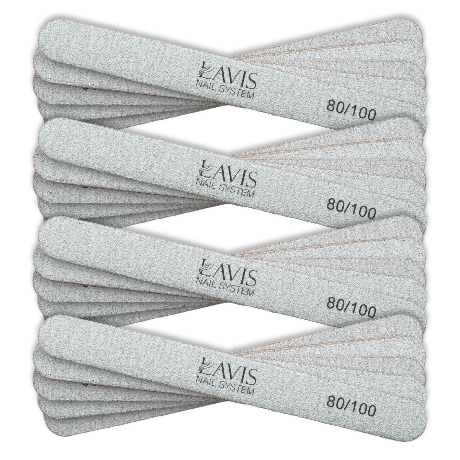 Lavis 50Pcs Nail Files - FG - DTK Nail Supply