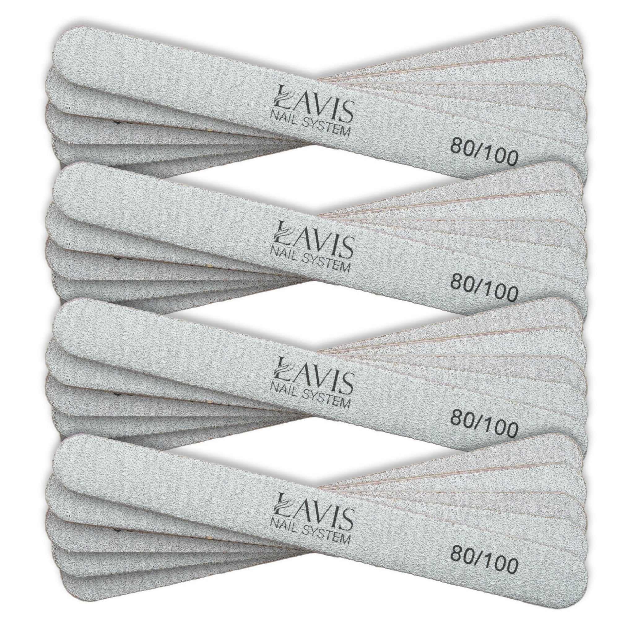 Lavis 50Pcs Nail Files - FG - DTK Nail Supply
