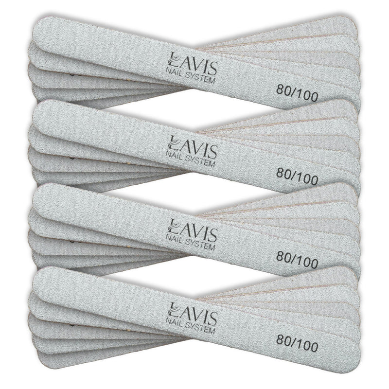 Lavis 50Pcs Nail Files - FG - DTK Nail Supply