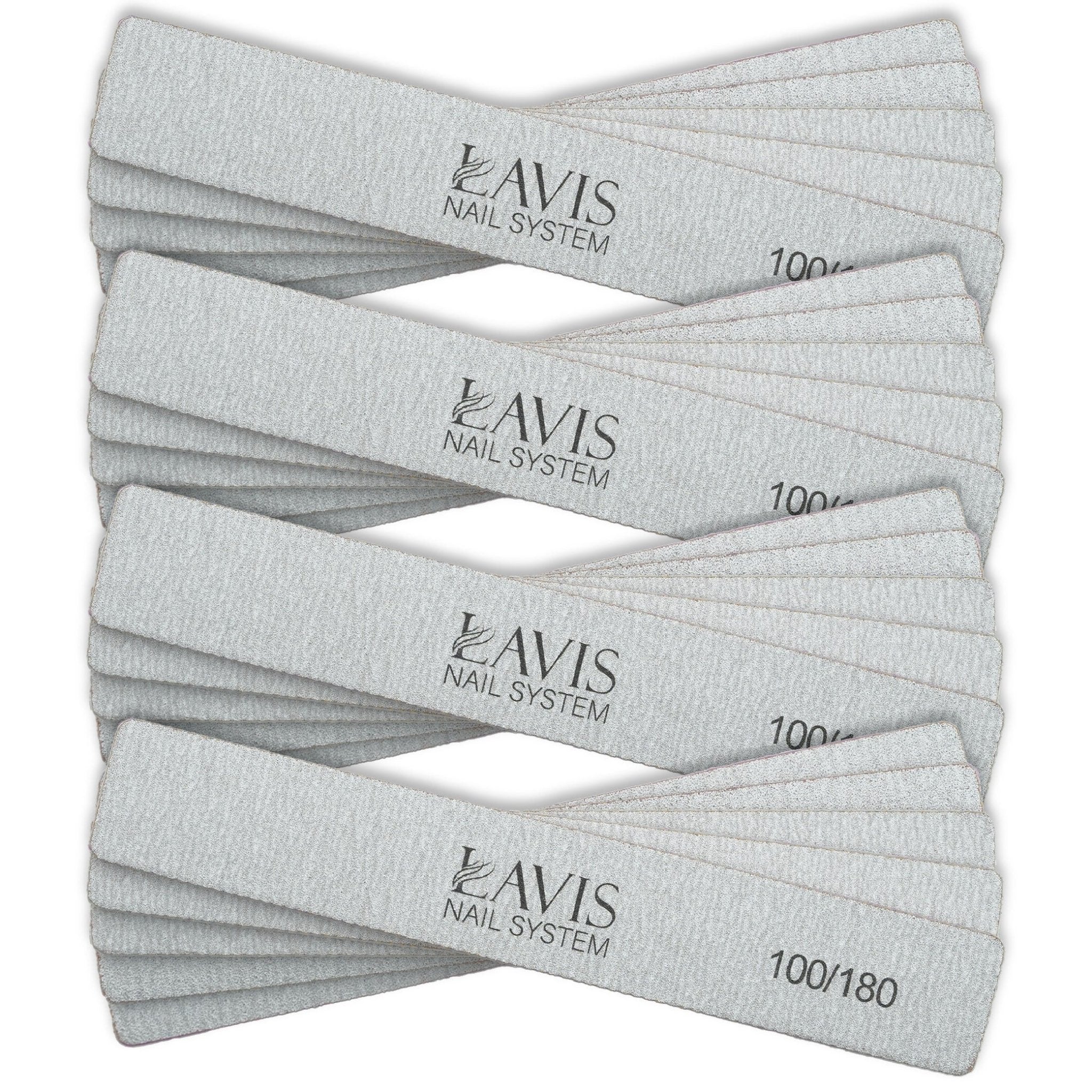 Lavis 50Pcs Nail Files - FG - DTK Nail Supply