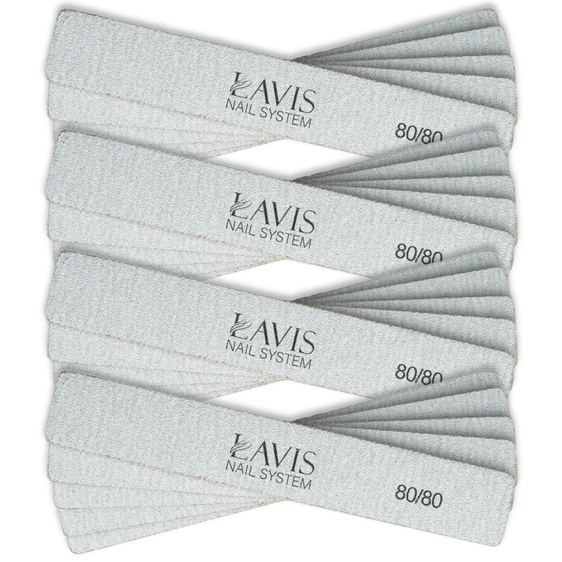 Lavis 50Pcs Nail Files - FG - DTK Nail Supply