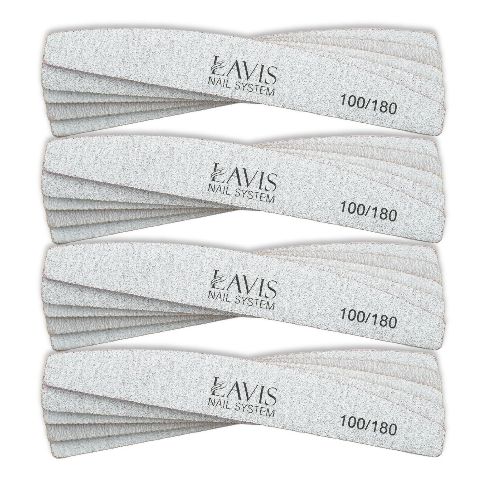 Lavis 50Pcs Nail Files - FG - DTK Nail Supply