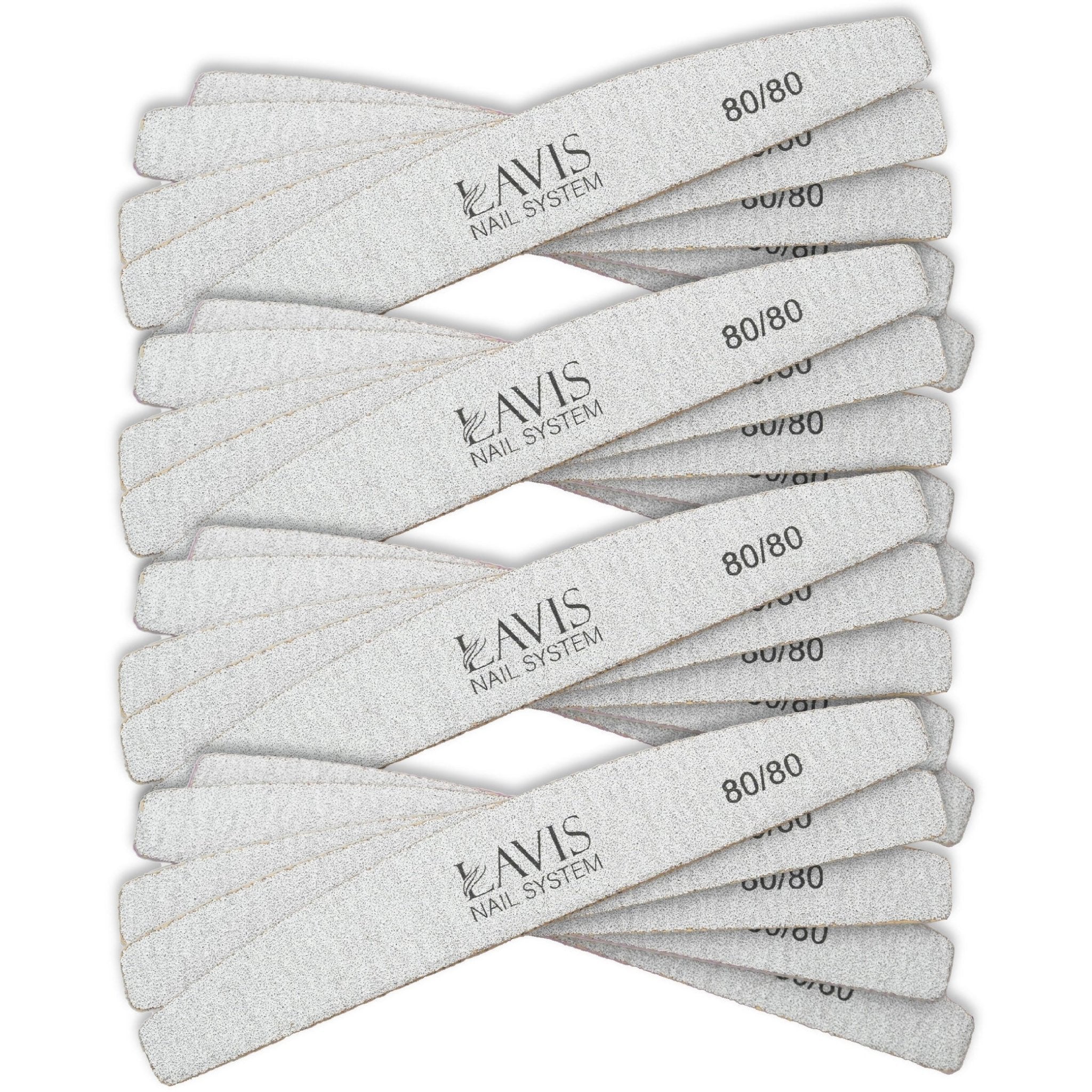 Lavis 50Pcs Nail Files - FG - DTK Nail Supply