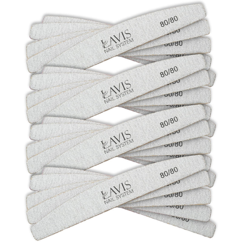 Lavis 50Pcs Nail Files - FG - DTK Nail Supply