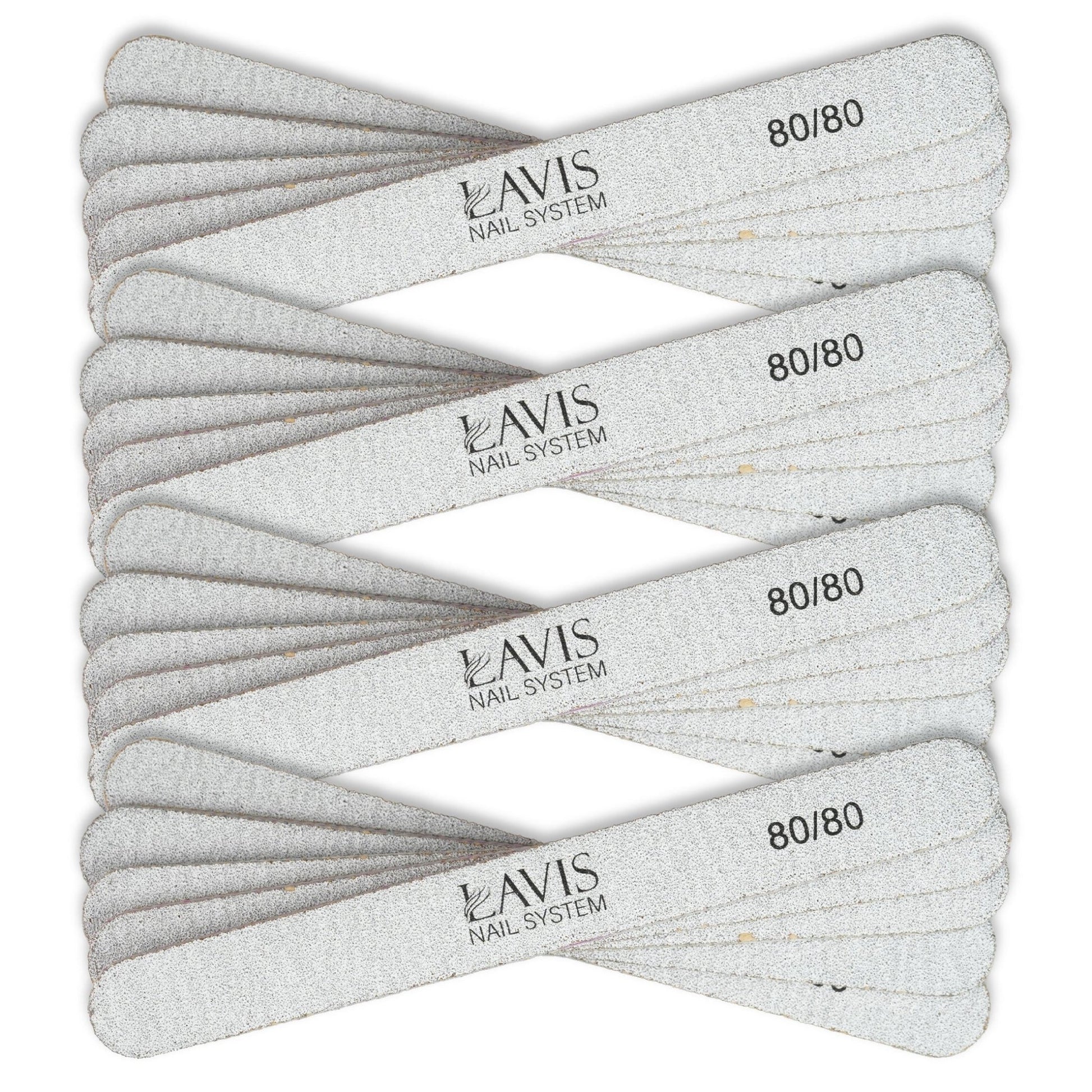 Lavis 50Pcs Nail Files - FG - DTK Nail Supply