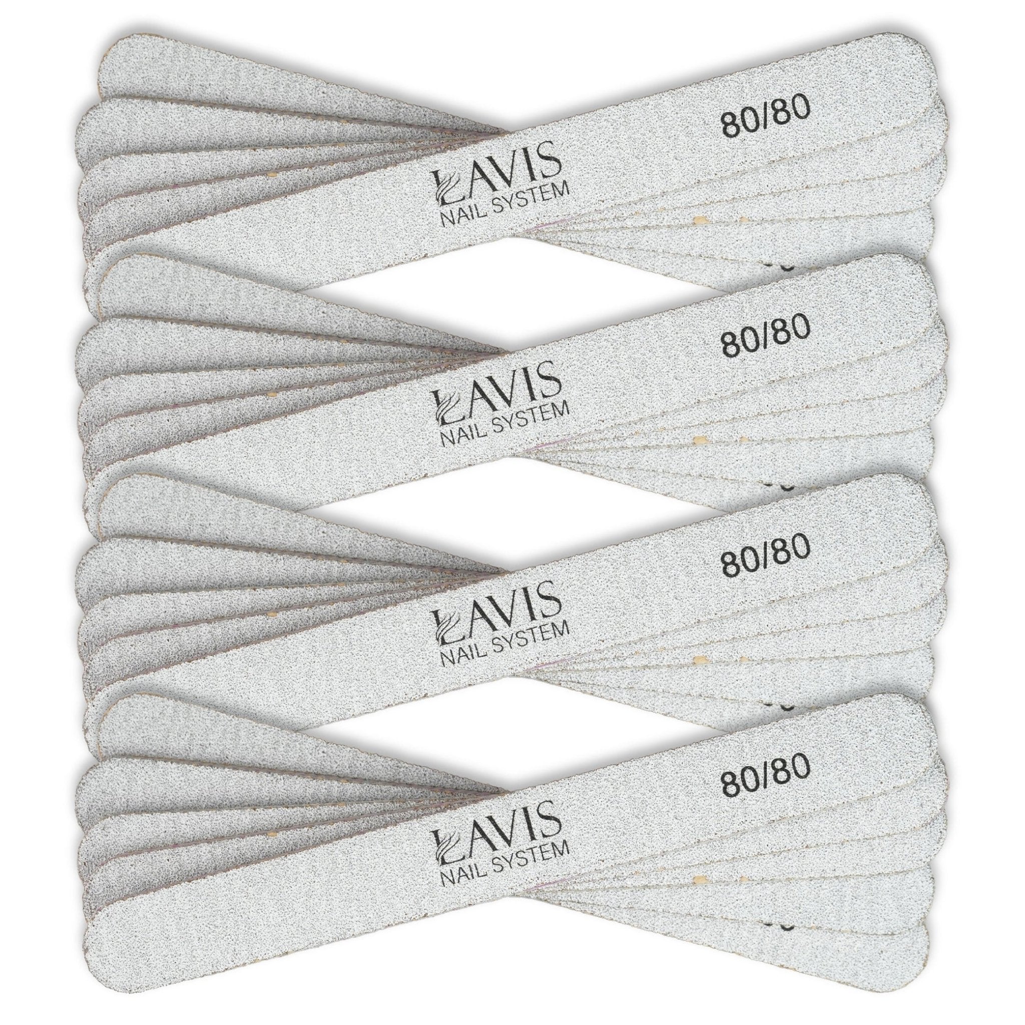 Lavis 50Pcs Nail Files - FG - DTK Nail Supply