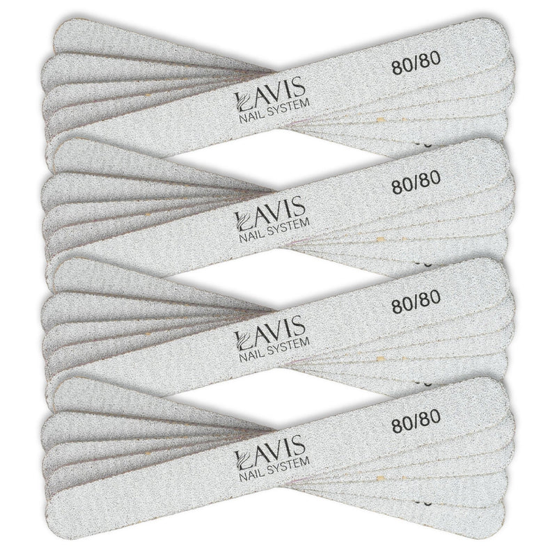 Lavis 50Pcs Nail Files - FG - DTK Nail Supply