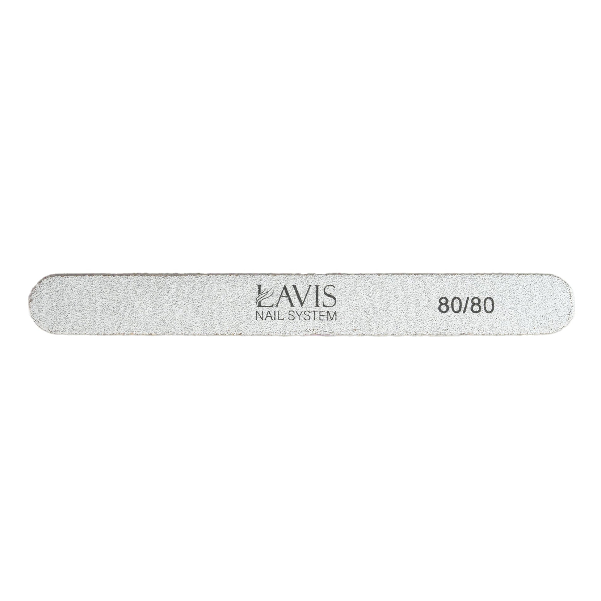 Lavis 50Pcs Regular Nail Files 80/80 - DTK Nail Supply