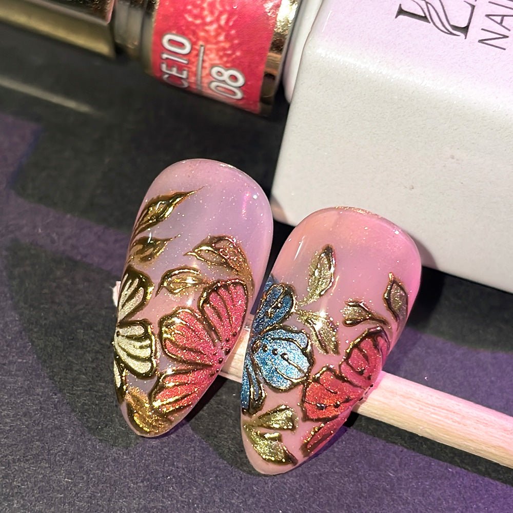 LAVIS 9D Cat Eyes CE10 - 08 (Ver2) - Gel Polish 0.5 oz - Beauty Bureau Collection - DTK Nail Supply