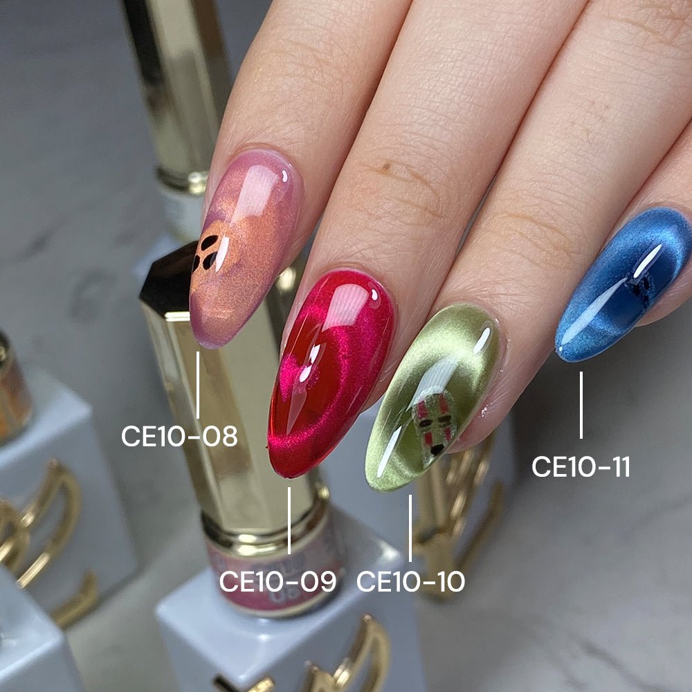 LAVIS 9D Cat Eyes CE10 - 09 (Ver2) - Gel Polish 0.5 oz - Beauty Bureau Collection - DTK Nail Supply