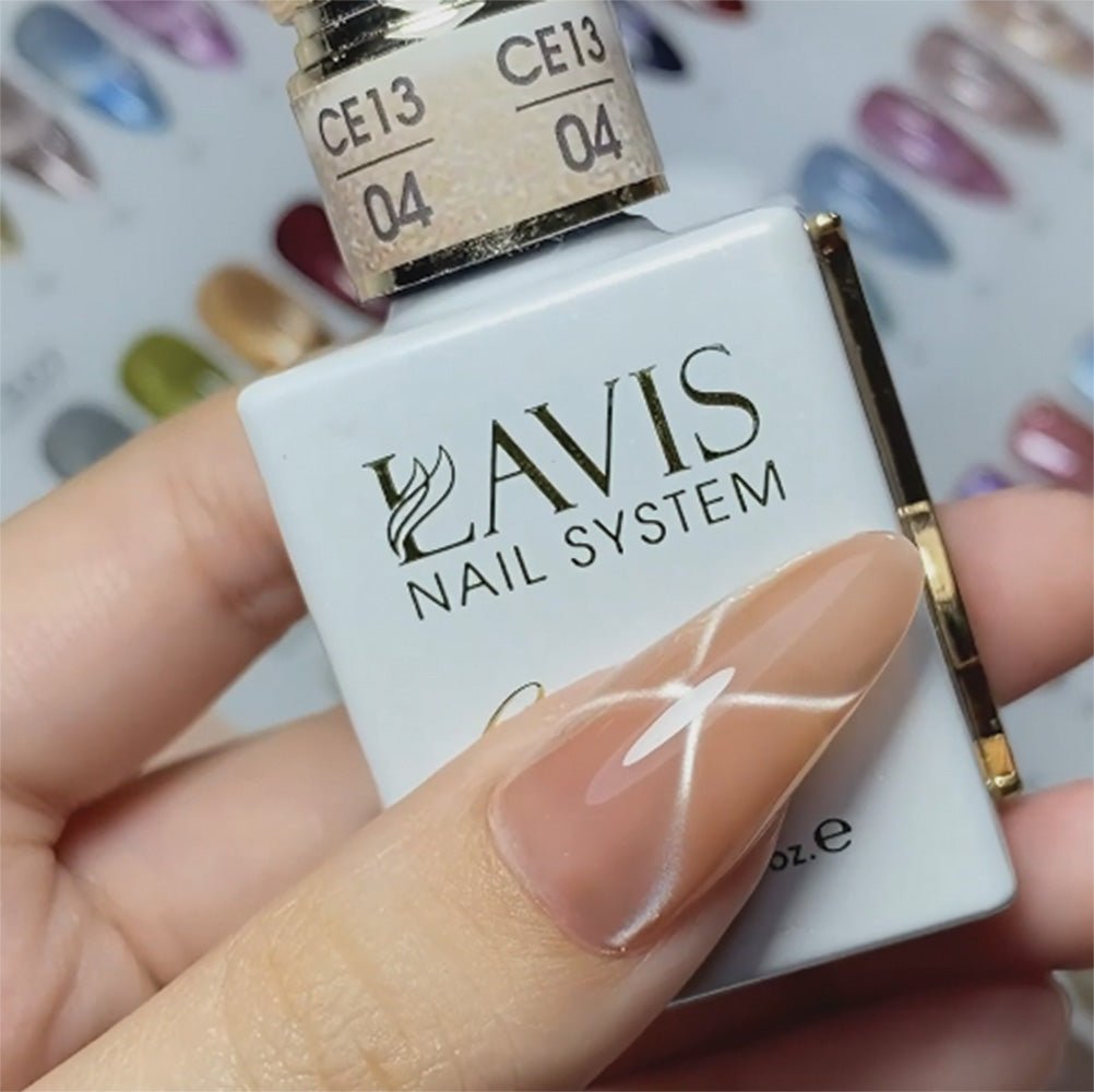 LAVIS 9D Cat Eyes CE13 (Ver2) - 04 - Gel Polish 0.5 oz - Moonlit Mirage Collection - DTK Nail Supply