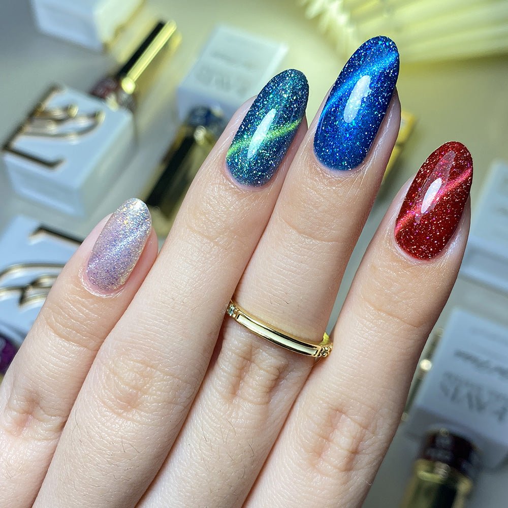LAVIS 9D Cat Eyes CE14 - 01 (Ver1) - Gel Polish 0.5 oz - Super Nova Collection - DTK Nail Supply