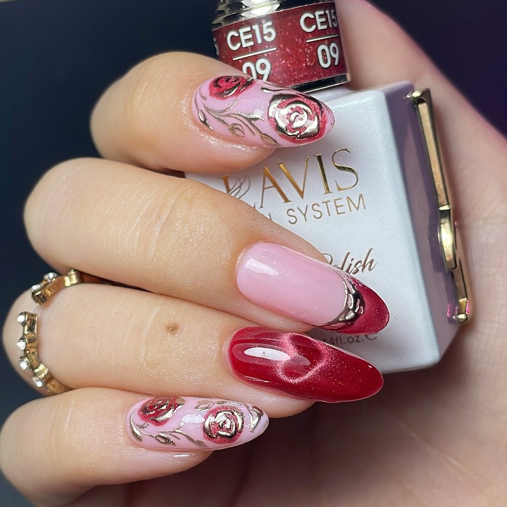 LAVIS 9D Cat Eyes CE15 - 09 - Gel Polish 0.5 oz - Fangtastic Collection - DTK Nail Supply
