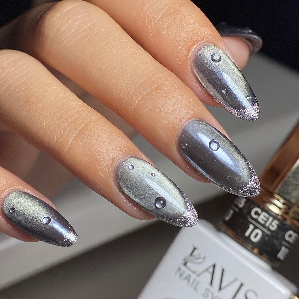 LAVIS 9D Cat Eyes CE15 - 10 - Gel Polish 0.5 oz - Fangtastic Collection - DTK Nail Supply
