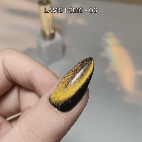 LAVIS 9D Cat Eyes CE16 - 06 - Gel Polish 0.5 oz - Double Vision Collection - DTK Nail Supply