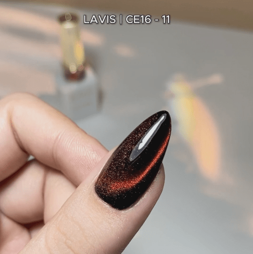 LAVIS 9D Cat Eyes CE16 - 11 - Gel Polish 0.5 oz - Double Vision Collection - DTK Nail Supply