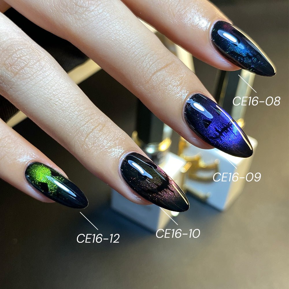 LAVIS 9D Cat Eyes CE16 - 12 - Gel Polish 0.5 oz - Double Vision Collection - DTK Nail Supply