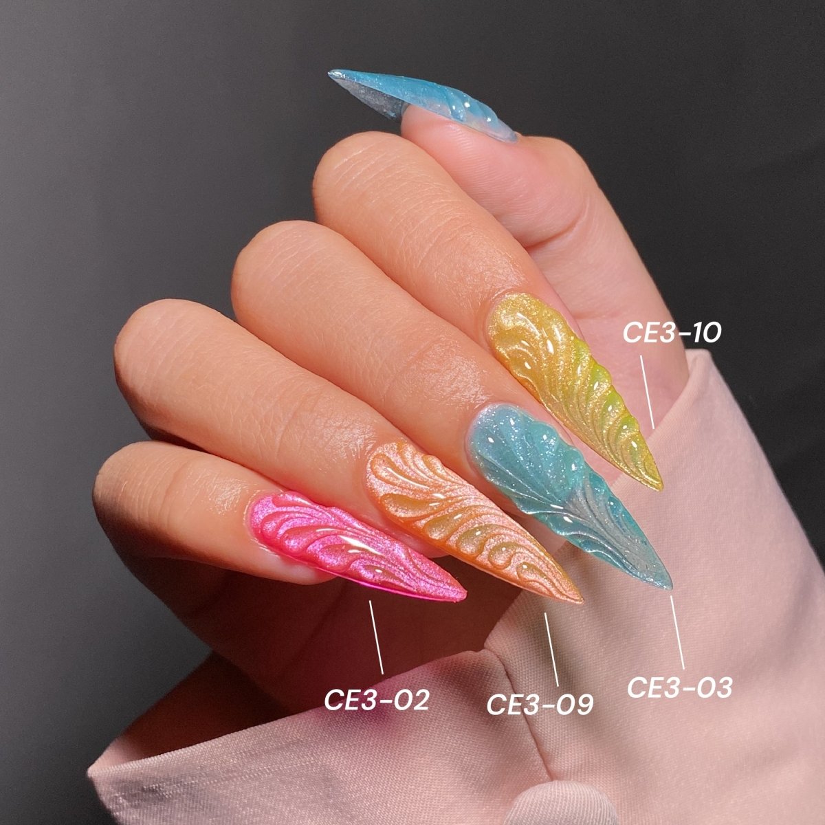 LAVIS 9D Cat Eyes CE3 - 10 - Gel Polish 0.5 oz - Tropical Candy Collection - DTK Nail Supply