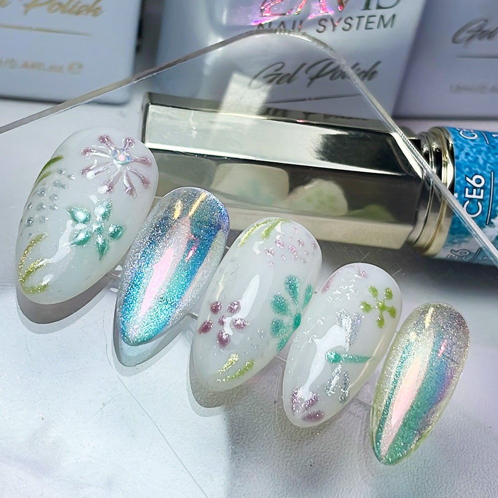 LAVIS 9D Cat Eyes CE6 - 02 (Ver2) - Gel Polish 0.5 oz - Prism Pop Collection - DTK Nail Supply