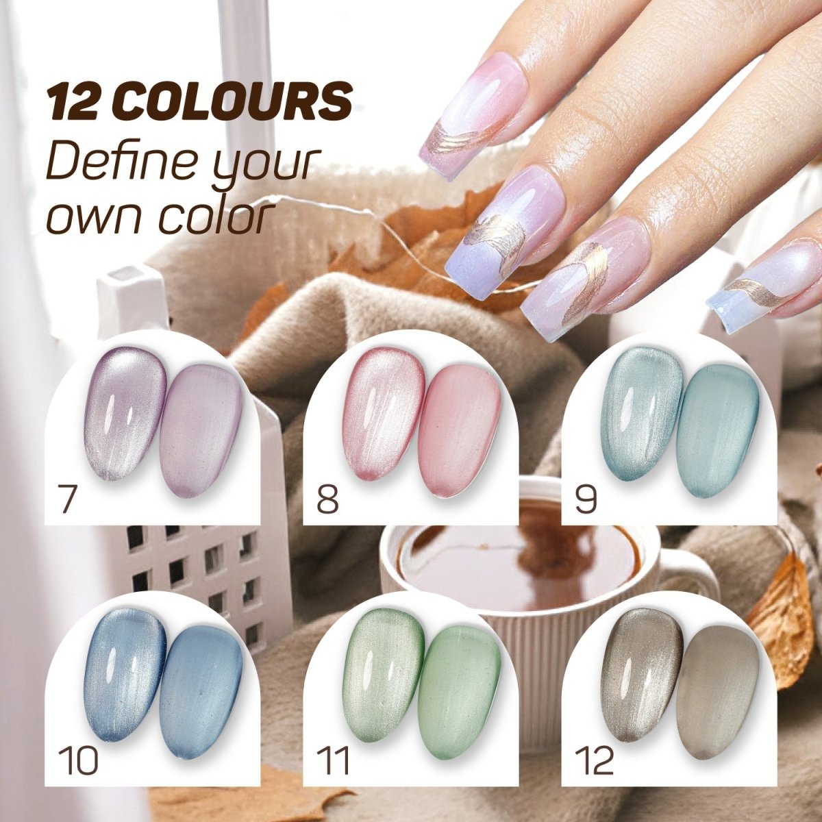 LAVIS 9D Cat Eyes CE9 - 04 (Ver2) - Gel Polish 0.5 oz - Cabin Fever Collection - DTK Nail Supply