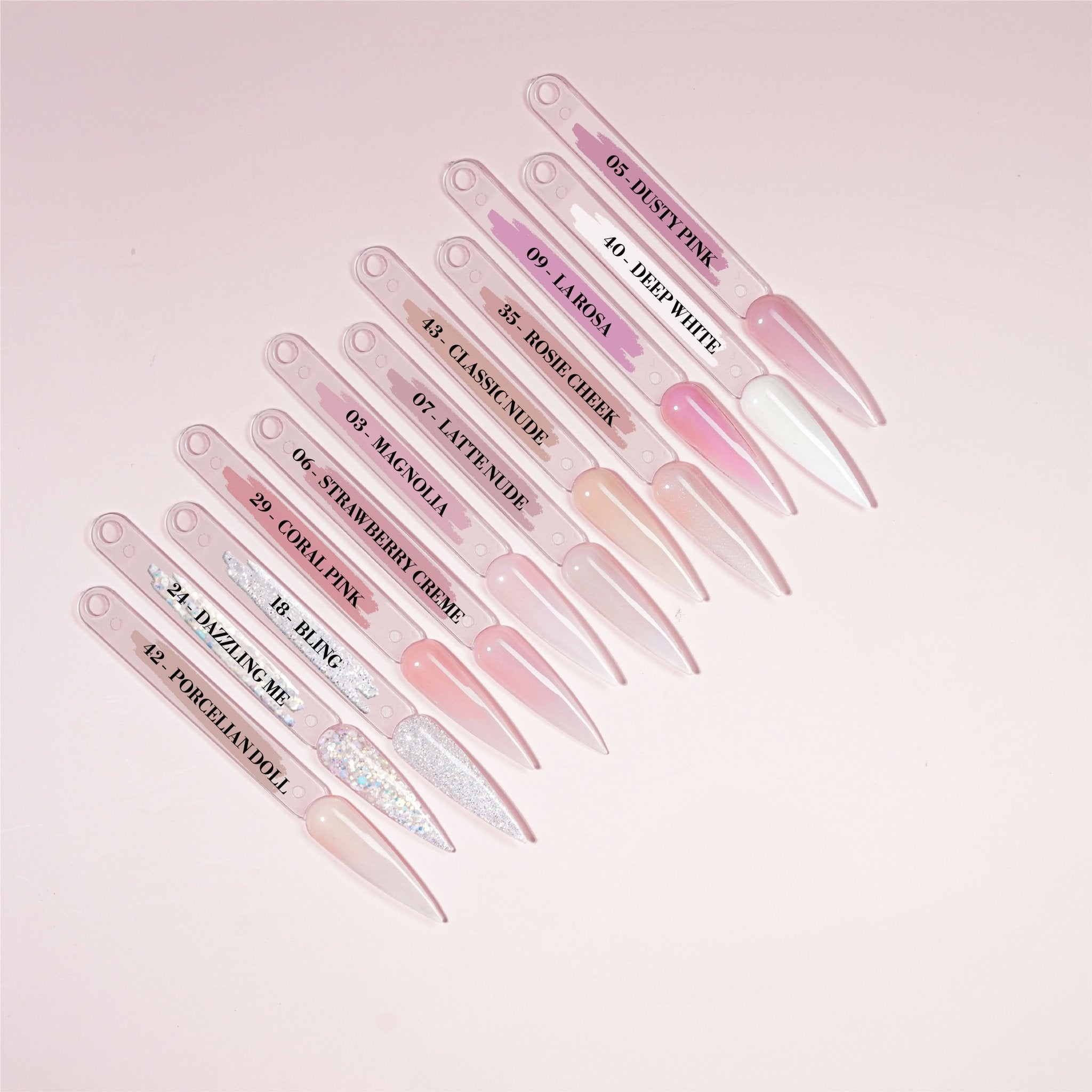 LAVIS ACRYLIC COVER 48 Colors 1.5oz - DTK Nail Supply