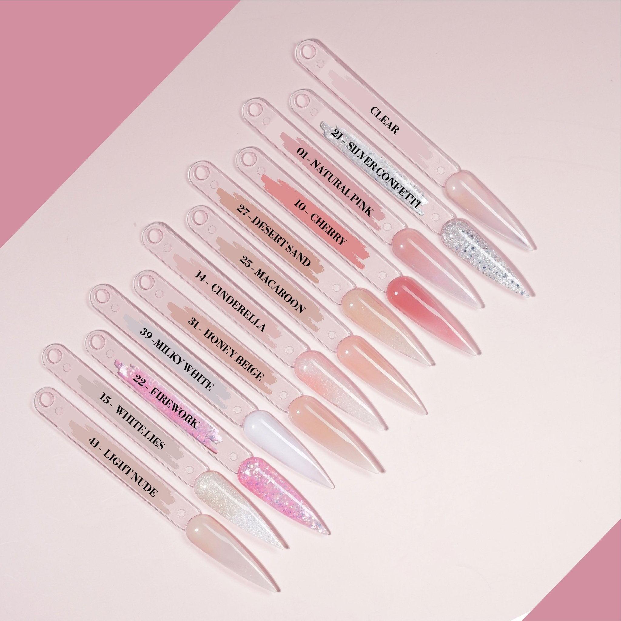 LAVIS ACRYLIC COVER 48 Colors 1.5oz - DTK Nail Supply