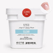 Lavis Acrylic & Dipping Powder - Clear - 80oz (5lbs) - DTK Nail Supply