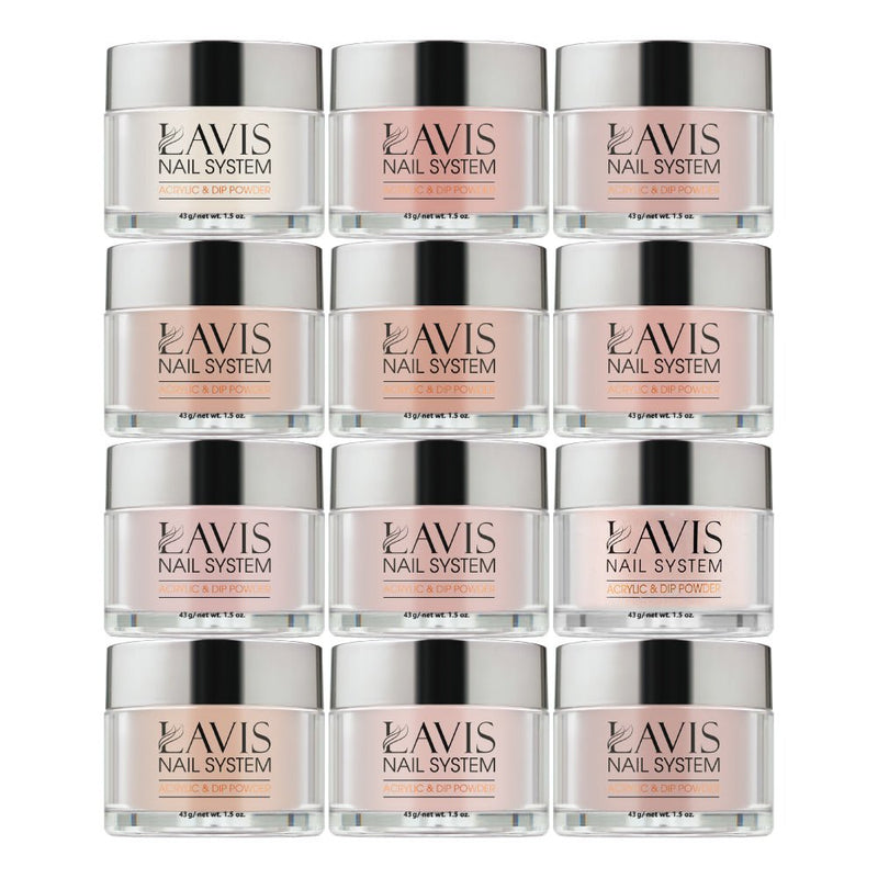 LAVIS ACRYLIC KIT 3 (25 - 36) - DTK Nail Supply