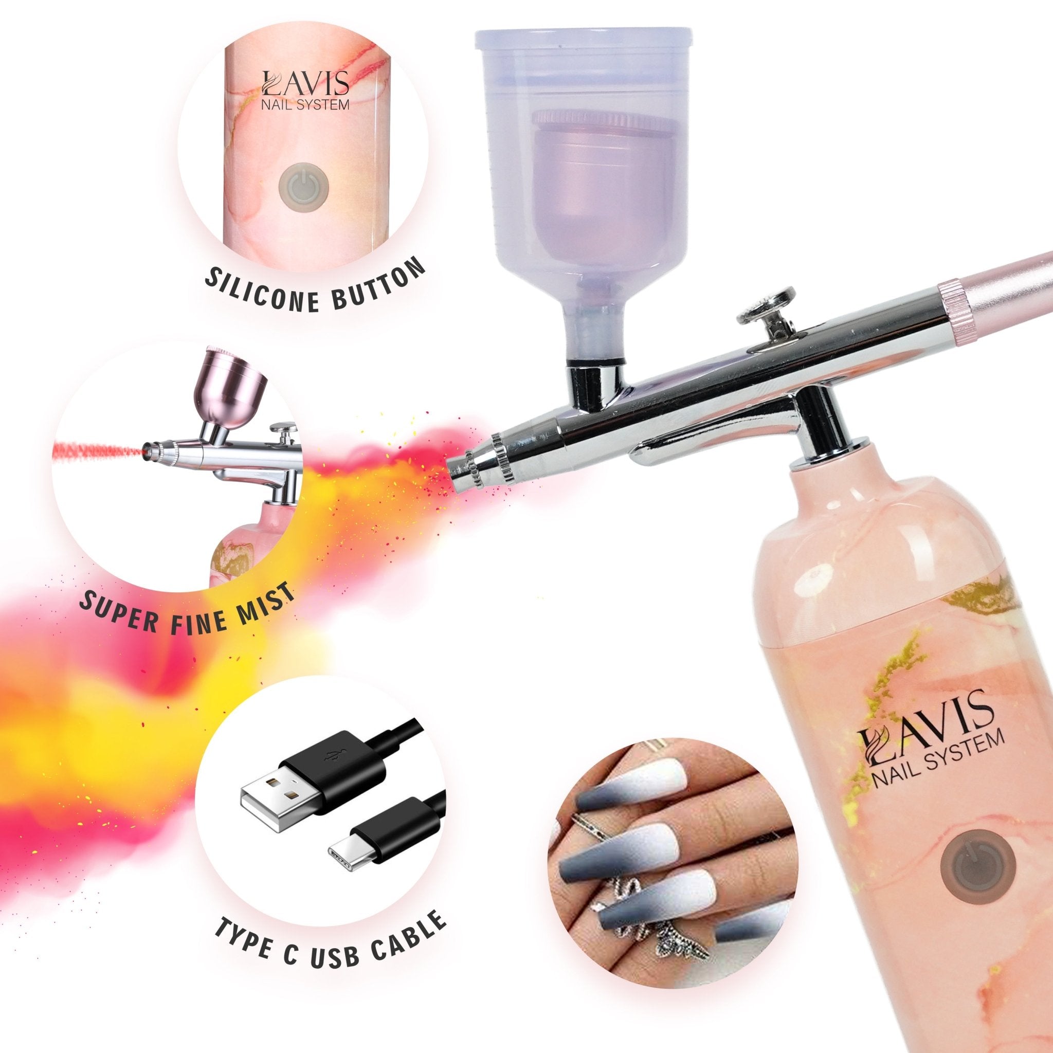 LAVIS Airbrush - DTK Nail Supply