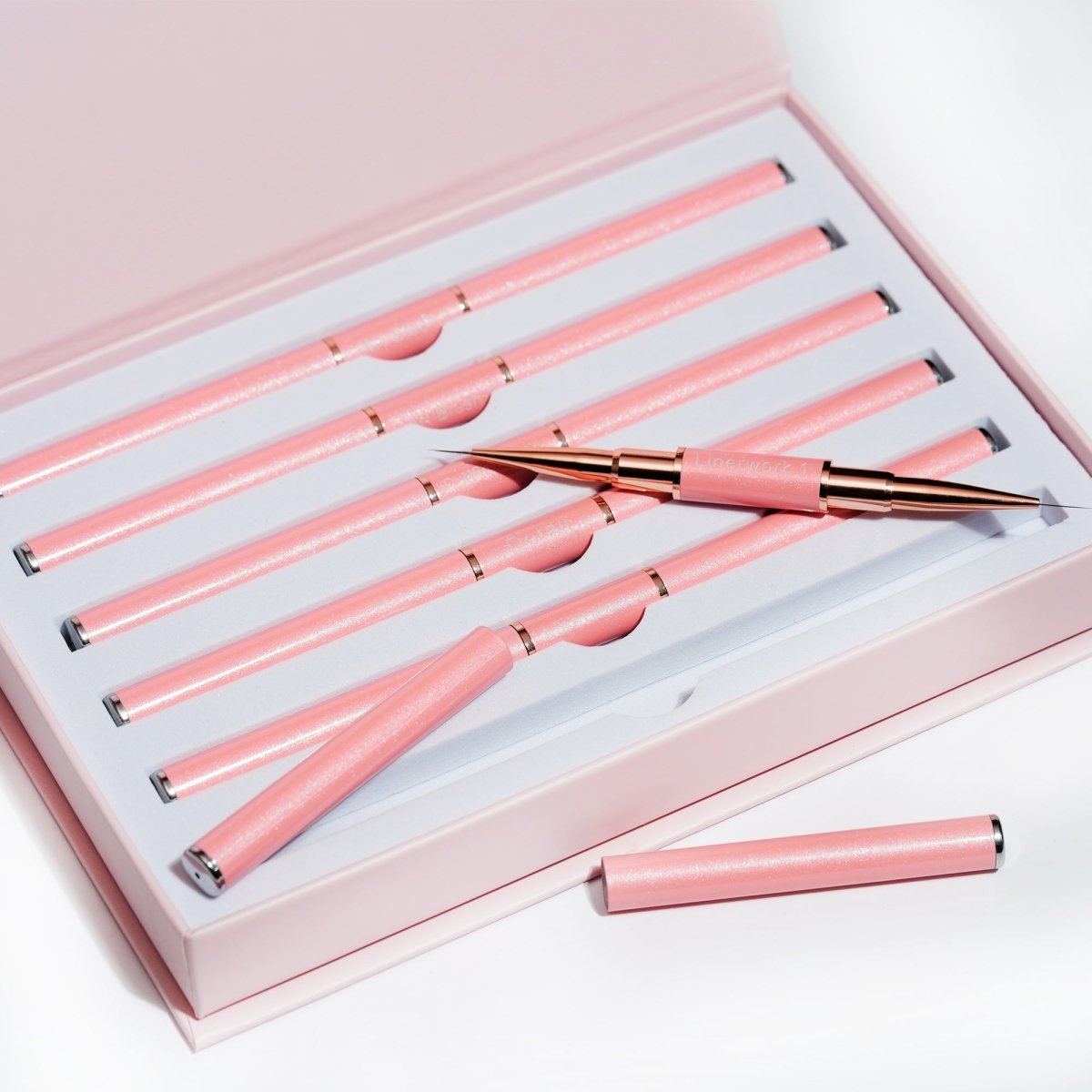 Lavis Artist Nail Art Brushes - DTK Nail Supply