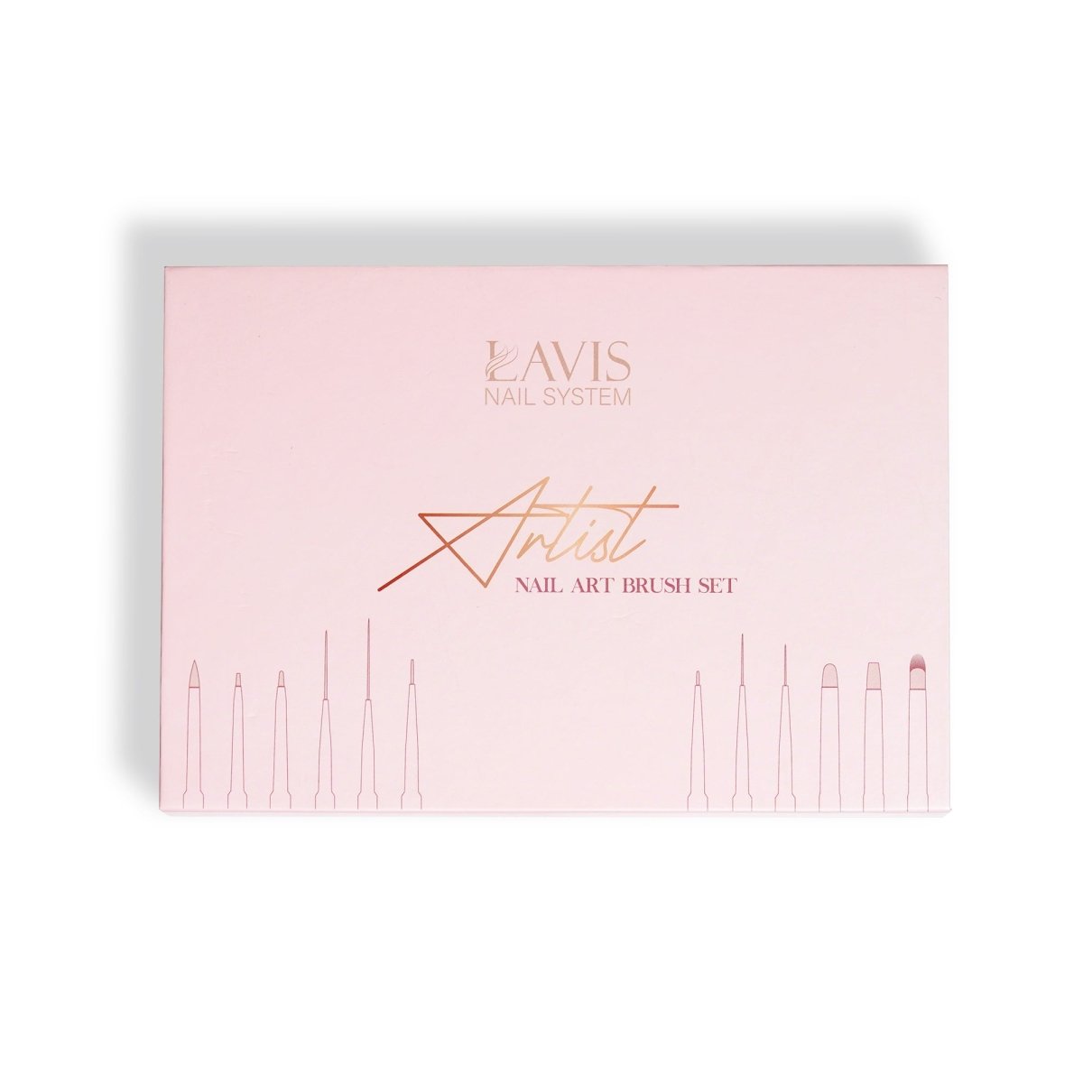 Lavis Artist Nail Art Brushes - DTK Nail Supply