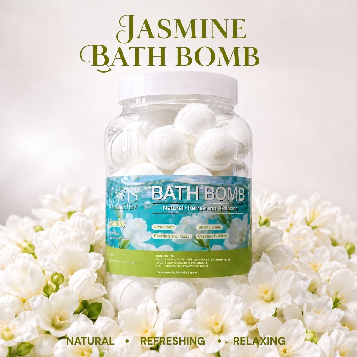 LAVIS Bath Bomb: Buy 5, Get 1 FREE - DTK Nail Supply