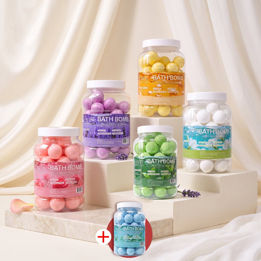 LAVIS Bath Bomb: Buy 5, Get 1 FREE - DTK Nail Supply