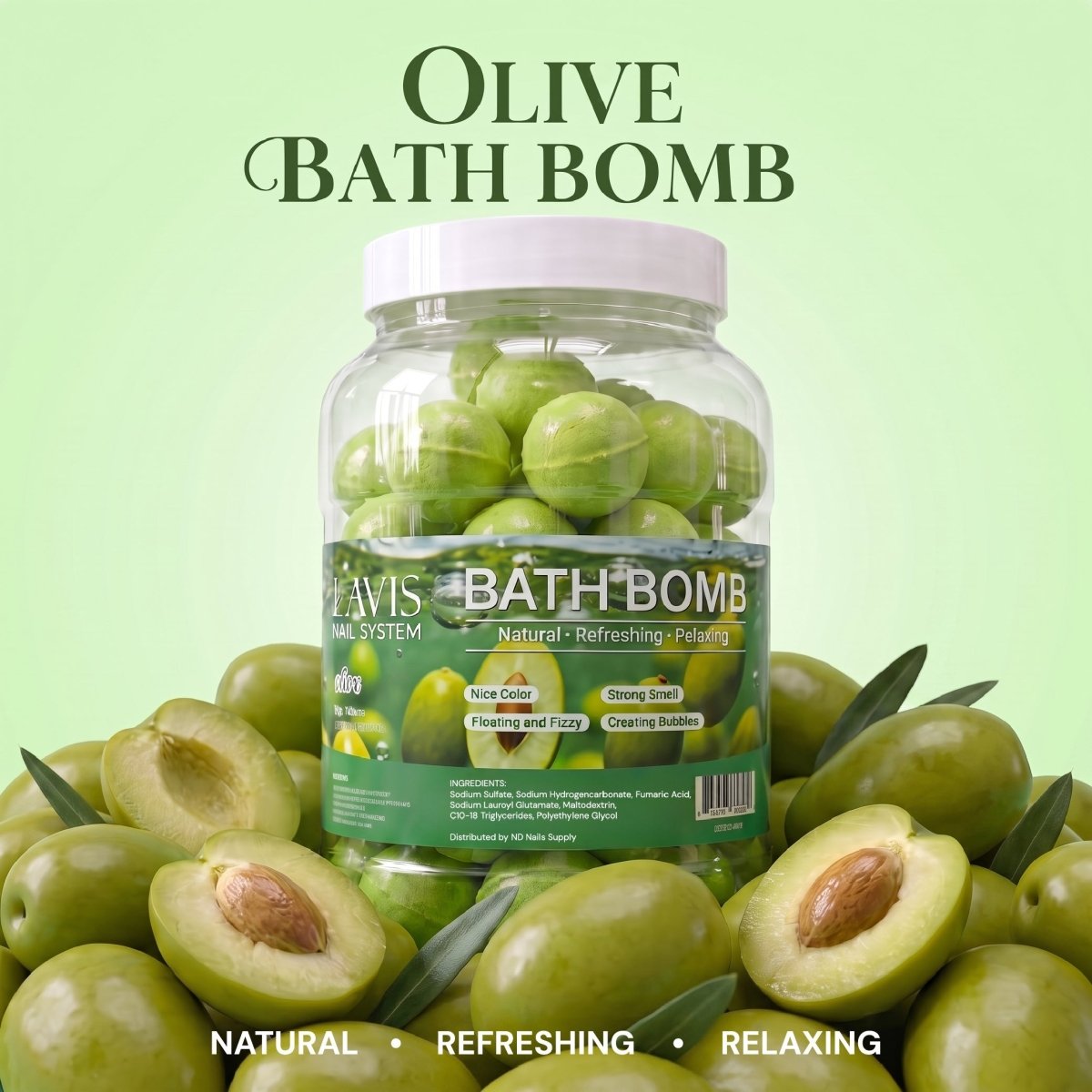 LAVIS Bath Bomb: Buy 5, Get 1 FREE - DTK Nail Supply