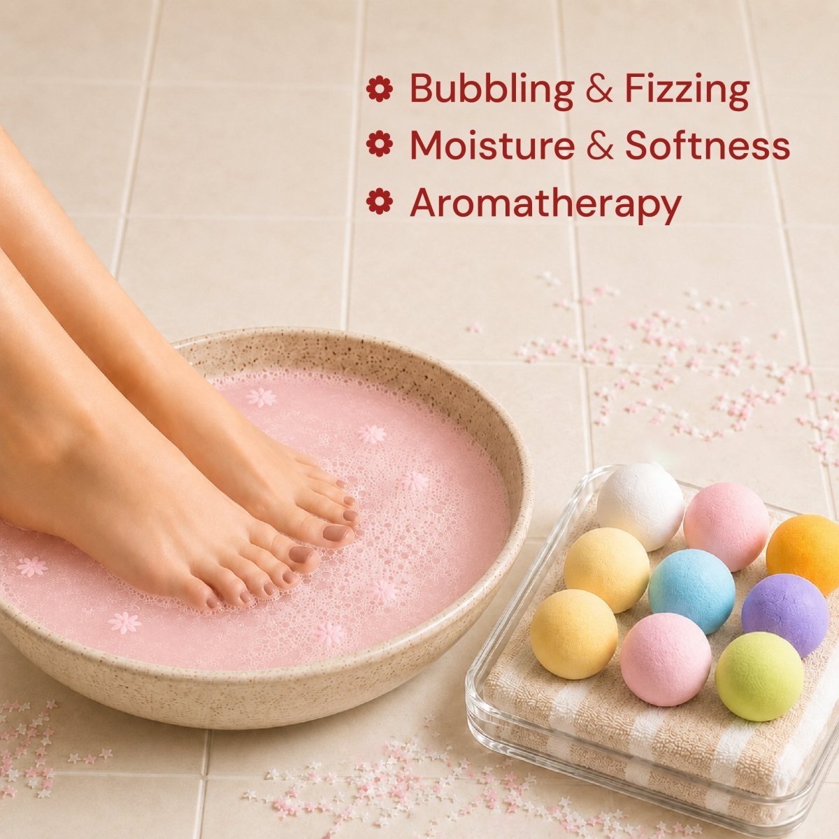 LAVIS Bath Bomb: Buy 5, Get 1 FREE - DTK Nail Supply