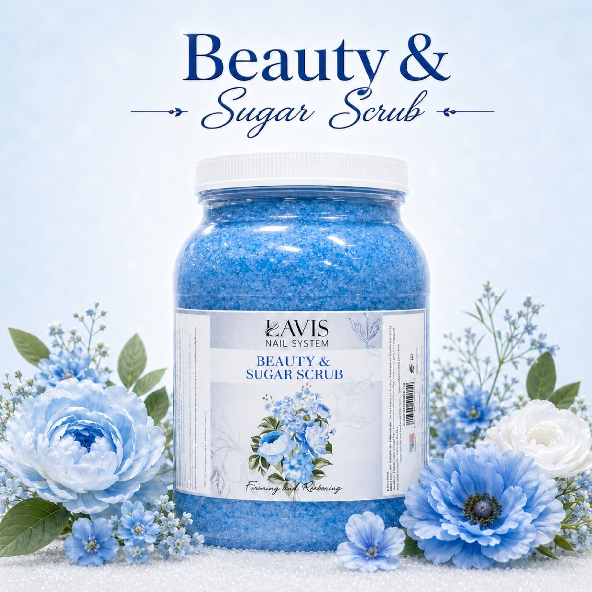 LAVIS - Beauty No.5 - Sugar Scrub for Pedicure - 1 gallon - DTK Nail Supply
