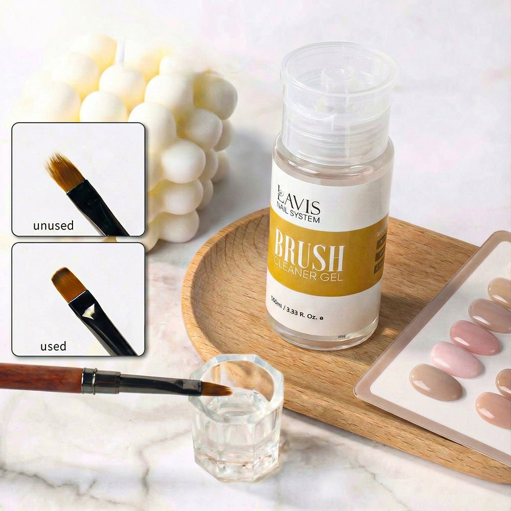 LAVIS Brush Cleaner Gel 100ml - DTK Nail Supply