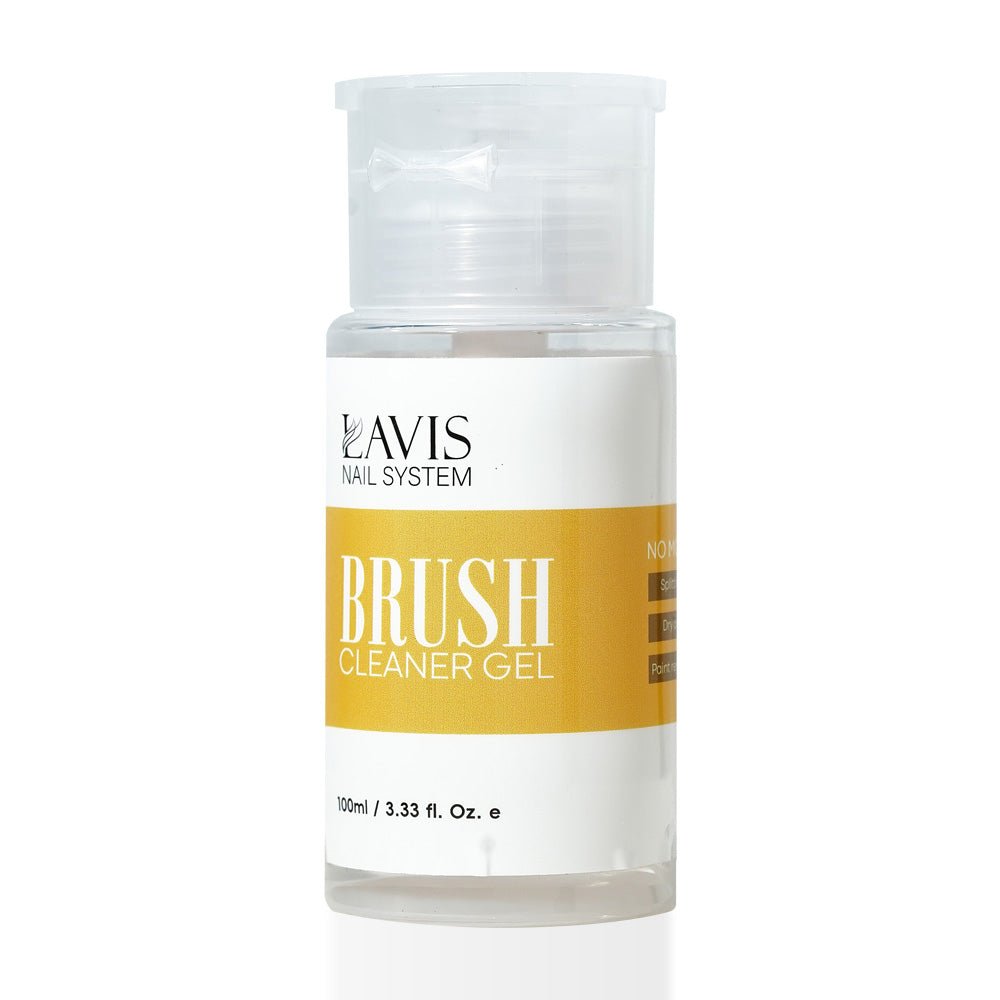 LAVIS Brush Cleaner Gel 100ml - DTK Nail Supply