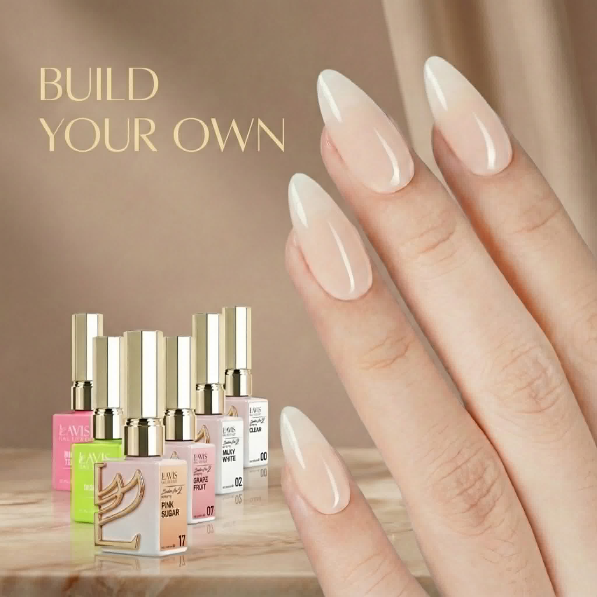 LAVIS - BUILD YOUR OWN BUILDER GEL - DTK Nail Supply