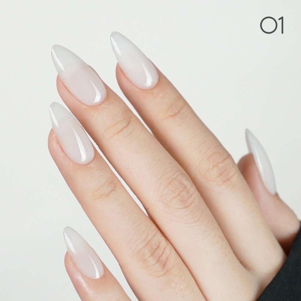 LAVIS Builder Gel 2 - 01 French White - Gel Polish 15ml - DTK Nail Supply