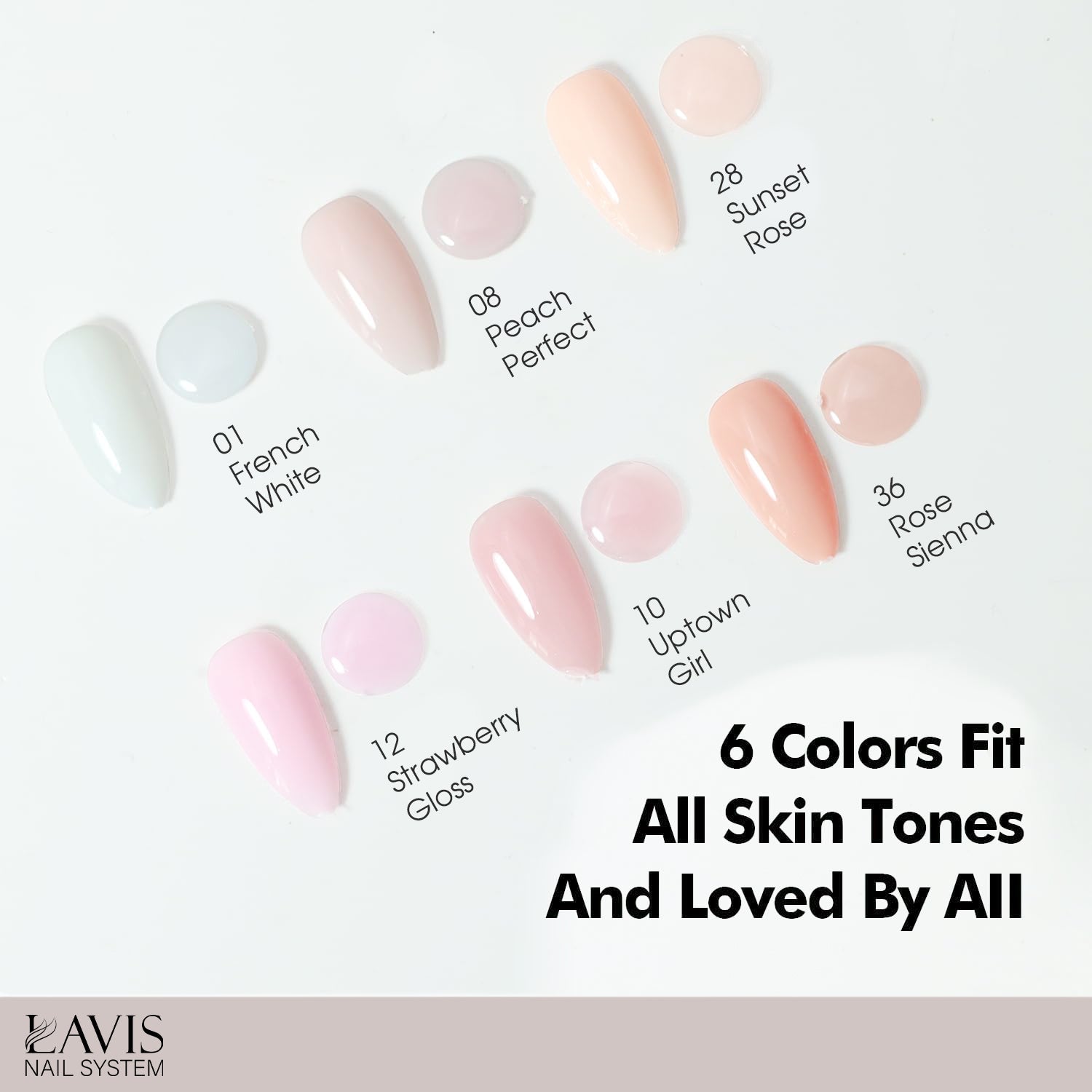 LAVIS Builder Gel 2 - 03 Baby Pink - Gel Polish 15ml - DTK Nail Supply