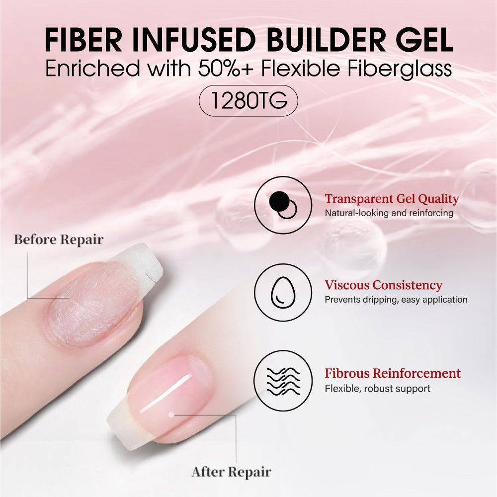 LAVIS Builder Gel - Fiber - 15g - DTK Nail Supply