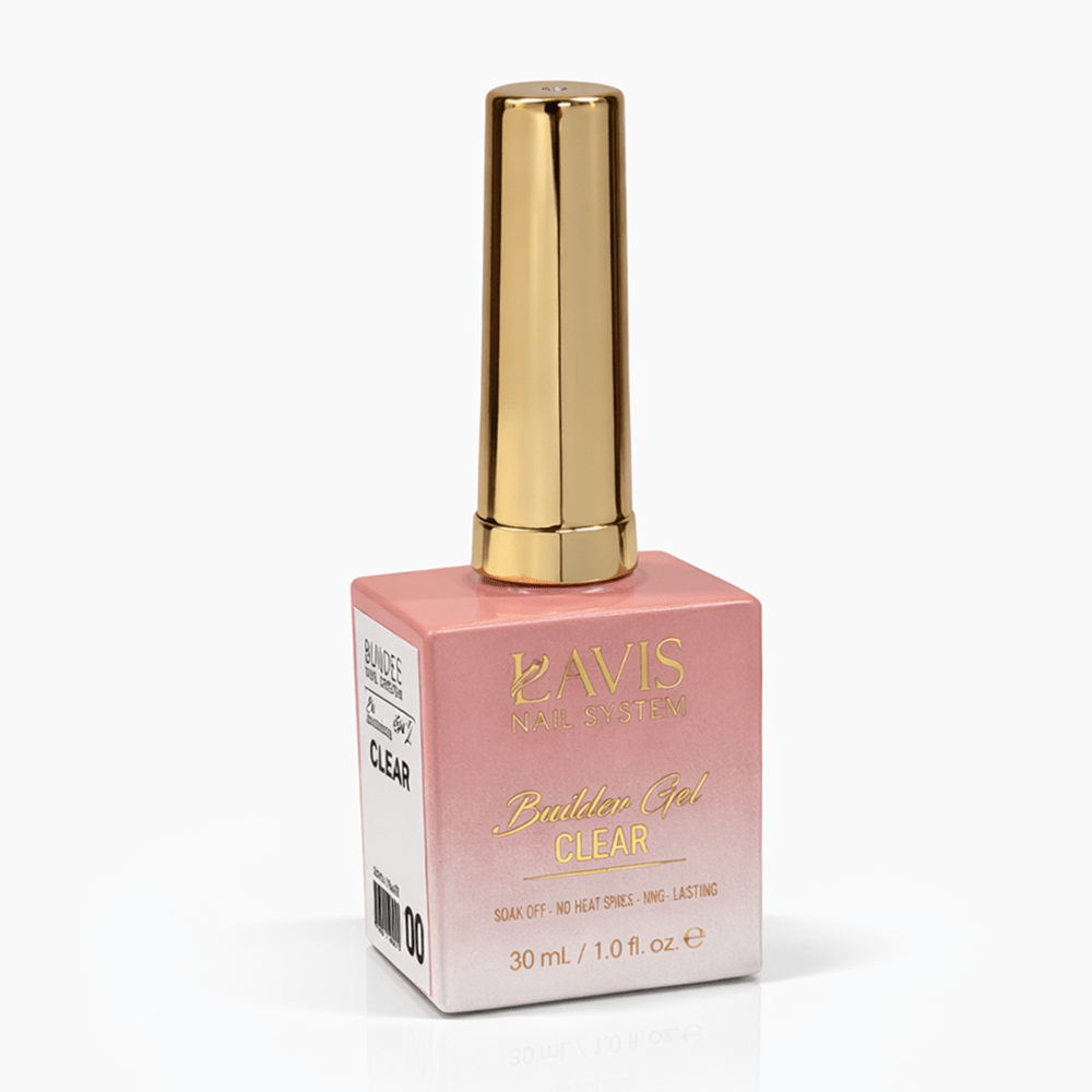 LAVIS Builder Gel In The Bottle - 00 Clear - Gel Polish 30ml - DTK Nail Supply