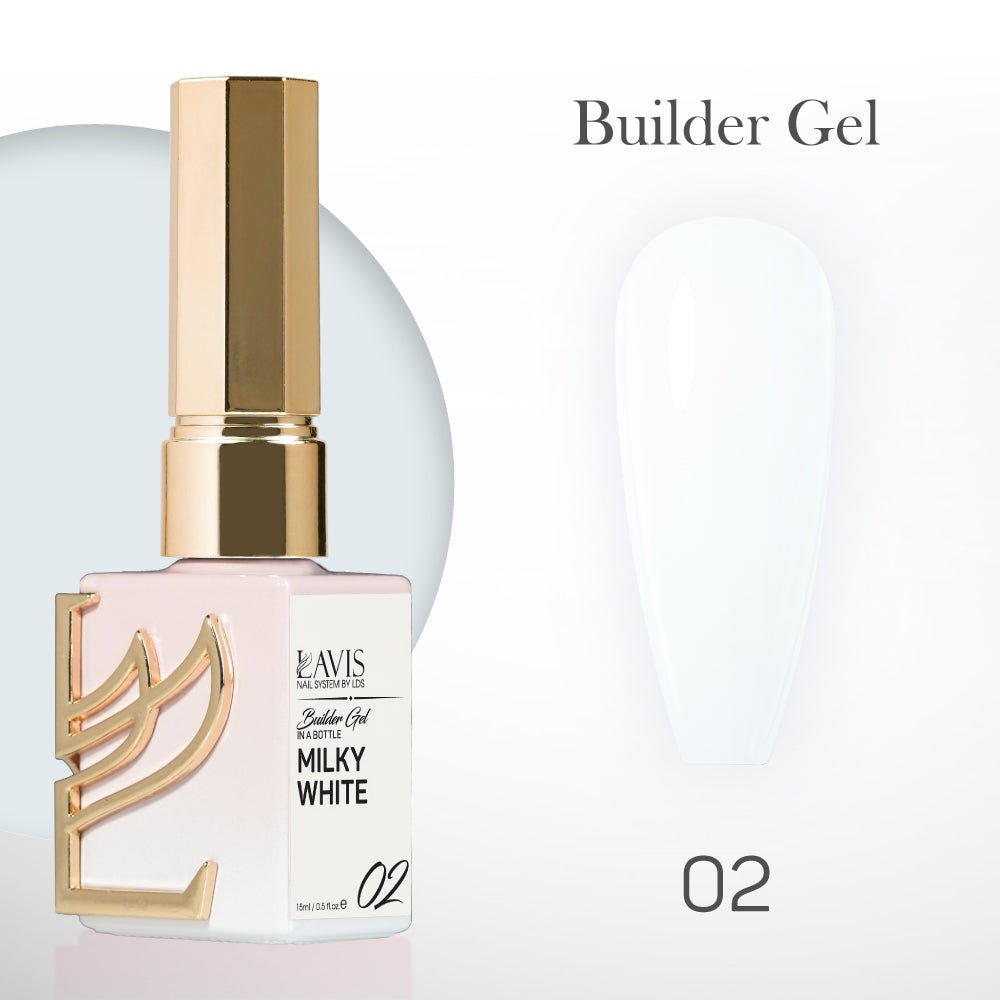 LAVIS Builder Gel In The Bottle - B02 - Gel Polish 15ml - DTK Nail Supply