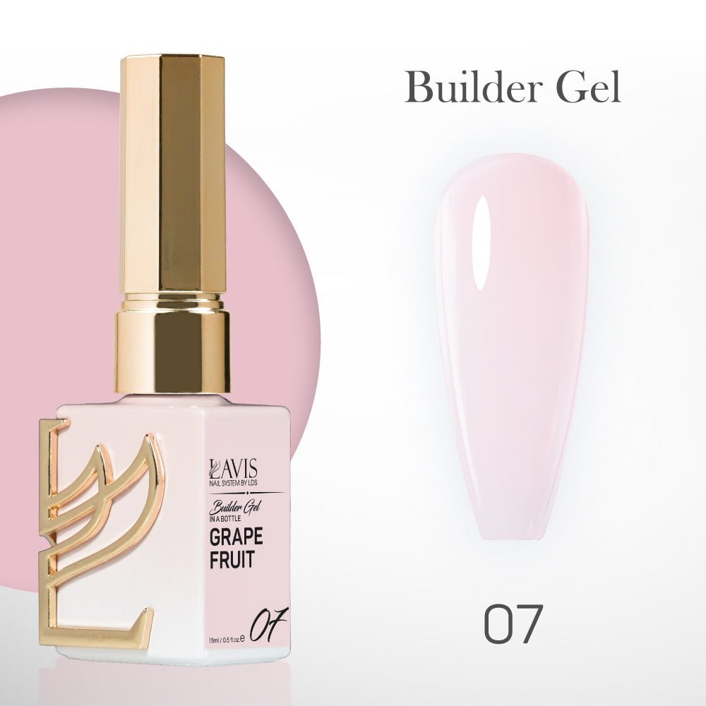 LAVIS Builder Gel In The Bottle - B07 - Gel Polish 15ml - DTK Nail Supply
