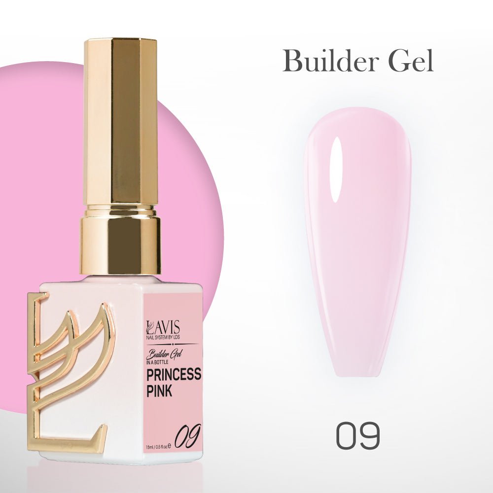 LAVIS Builder Gel In The Bottle - B09 - Gel Polish 15ml - DTK Nail Supply